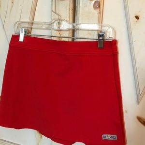 Red Rip Skirt- Hawaii, Size S